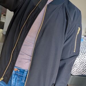 Albion black light bomber style jacket